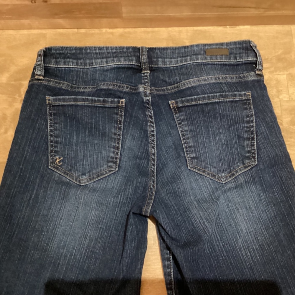 Kut From The Kloth Catherine Blue Denim Boyfriend Shorts Size 6 - Picture 2 of 6